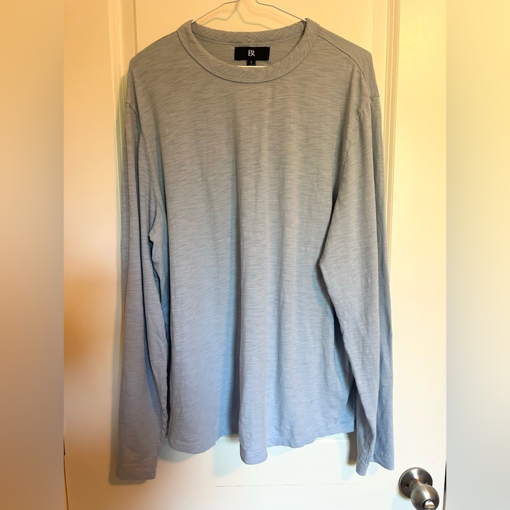 Banana Republic Soft Blue long sleeve Tshirt